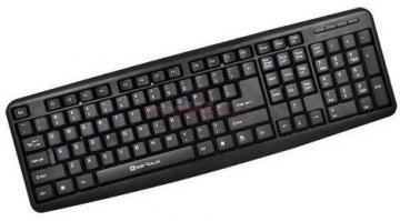 Tastatura USB Serioux, 104 taste, black, color box - Pret | Preturi Tastatura USB Serioux, 104 taste, black, color box