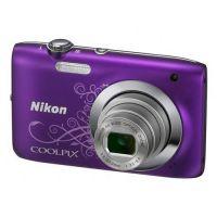 Aparat foto compact Nikon COOLPIX S2600 (Purple Lineart), 14MP, zoom optic 5x, ecran 2.7inch, HD 720p + CADOU: card memorie SD 4GB + husa - Pret | Preturi Aparat foto compact Nikon COOLPIX S2600 (Purple Lineart), 14MP, zoom optic 5x, ecran 2.7inch, HD 720p + CADOU: card memorie SD 4GB + husa