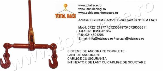 Lant ancorare cu carlige cu siguranta la capete Total Race - Pret | Preturi Lant ancorare cu carlige cu siguranta la capete Total Race