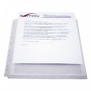 Folie protectie documente cu burduf 20mm, A4, 10/set, EXITON - Pret | Preturi Folie protectie documente cu burduf 20mm, A4, 10/set, EXITON