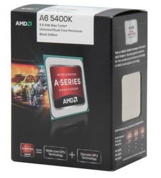 Procesor AMD Trinity A6-Series X2 5400K (3.60GHz,1MB,65W,FM2) Box, Black Edition, AD540KOKHJBOX - Pret | Preturi Procesor AMD Trinity A6-Series X2 5400K (3.60GHz,1MB,65W,FM2) Box, Black Edition, AD540KOKHJBOX