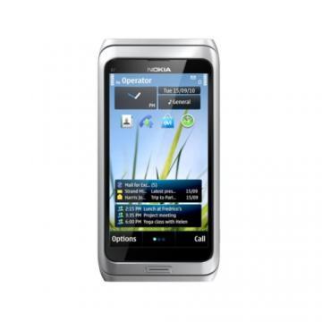 Telefon mobil Nokia E7 Silver/White - Pret | Preturi Telefon mobil Nokia E7 Silver/White