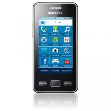 Telefon Mobil Samsung -  S5260 Star 2, TFT capacitive touchscreen 3.0&amp;quot;, 3.15MP, 30MB (Negru) - Pret | Preturi Telefon Mobil Samsung -  S5260 Star 2, TFT capacitive touchscreen 3.0&amp;quot;, 3.15MP, 30MB (Negru)