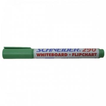 Whiteboard+flipchart marker ,1-3mm, SCHNEIDER 290 - verde - Pret | Preturi Whiteboard+flipchart marker ,1-3mm, SCHNEIDER 290 - verde