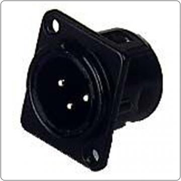 Male panelmount XLR socket - Pret | Preturi Male panelmount XLR socket