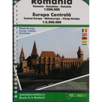 Atlas rutier Romania 1:500.000 - Pret | Preturi Atlas rutier Romania 1:500.000