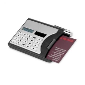 Calculator de birou cu pix si suport pentru carti de vizita - Pret | Preturi Calculator de birou cu pix si suport pentru carti de vizita