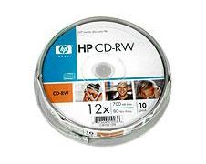 HP CD-RW 12X, 10buc/cake - Pret | Preturi HP CD-RW 12X, 10buc/cake