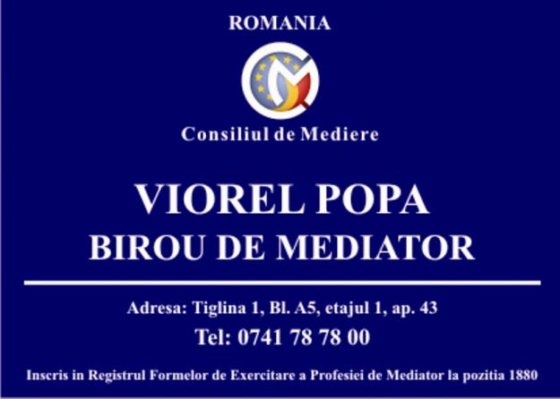 BIROU MEDIATOR VIOREL POPA - Pret | Preturi BIROU MEDIATOR VIOREL POPA