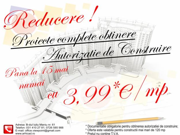 Proiectare arhitectura - grafica publicitara - Pret | Preturi Proiectare arhitectura - grafica publicitara