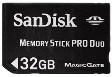 Card memorie SANDISK MEMORY STICK PRO DUO 32GB - Pret | Preturi Card memorie SANDISK MEMORY STICK PRO DUO 32GB