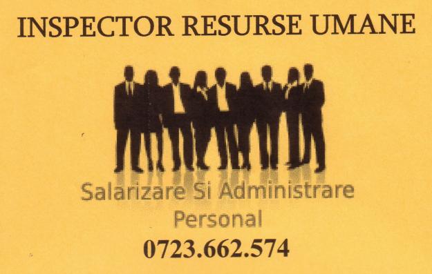 INSPECTOR DE PERSONAL -ofer servicii resurse umane - Pret | Preturi INSPECTOR DE PERSONAL -ofer servicii resurse umane