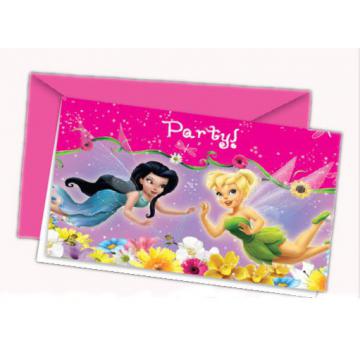 Invitatii party Fairies Springtime - Pret | Preturi Invitatii party Fairies Springtime