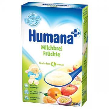 Humana Cereale cu Fructe (de la 4 luni) 250gr - Pret | Preturi Humana Cereale cu Fructe (de la 4 luni) 250gr