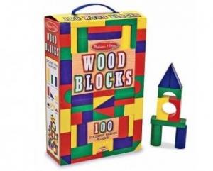 Cuburi din lemn colorate 100 bucati - Pret | Preturi Cuburi din lemn colorate 100 bucati