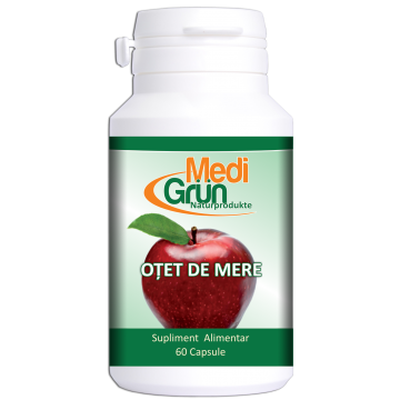 Otet de mere + 4vitamine MediGruen - Pret | Preturi Otet de mere + 4vitamine MediGruen