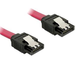 Cablu SATA III drept cu fixare 30cm, Delock 82676 - Pret | Preturi Cablu SATA III drept cu fixare 30cm, Delock 82676