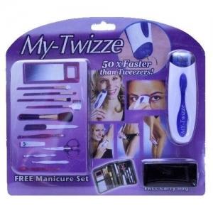 Set epilator my twizze noul tweezers si set manichiura tv wizz - Pret | Preturi Set epilator my twizze noul tweezers si set manichiura tv wizz