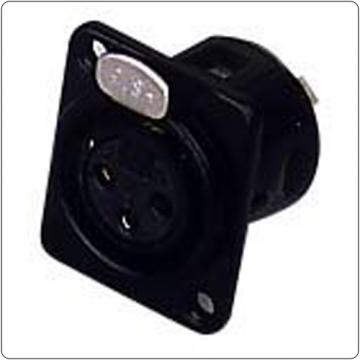 Female panelmount XLR socket - Pret | Preturi Female panelmount XLR socket