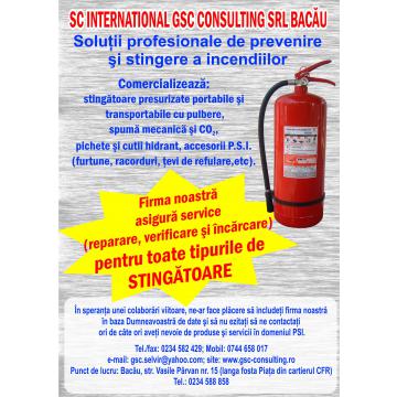 Stingatoare de incendiu, service autorizat - Pret | Preturi Stingatoare de incendiu, service autorizat