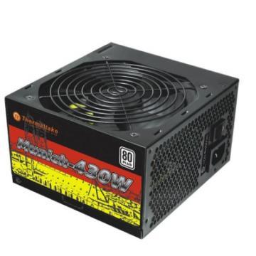 Sursa Thermaltake MUNICH 430W, ATX 12V 2.3, certificare 80PLUS, Active PFC, 12cm fan, 5*SATA, 1*PCIE - Pret | Preturi Sursa Thermaltake MUNICH 430W, ATX 12V 2.3, certificare 80PLUS, Active PFC, 12cm fan, 5*SATA, 1*PCIE