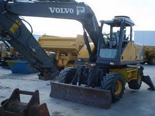 VOLVO EW160 EXCAVATOR pe roti de vanzare excavatoare second hand ieftine - Pret | Preturi VOLVO EW160 EXCAVATOR pe roti de vanzare excavatoare second hand ieftine