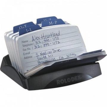 Fisier liniar Petit V - 125 carduri 57 x 102mm pentru adrese, negru, ROLODEX - Pret | Preturi Fisier liniar Petit V - 125 carduri 57 x 102mm pentru adrese, negru, ROLODEX