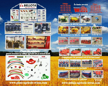 Consumabile si piese de schimb pentru tractoare si utilaje agricole - Pret | Preturi Consumabile si piese de schimb pentru tractoare si utilaje agricole