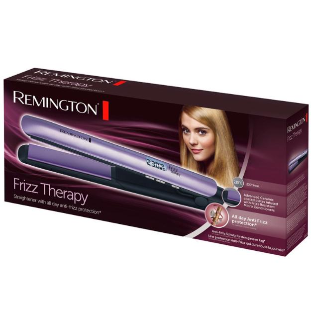 Placa pentru indreptat parul Frizz Therapy Remington S8510 - Pret | Preturi Placa pentru indreptat parul Frizz Therapy Remington S8510