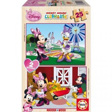 Puzzle Educa 2 * 25 MINNIE - Pret | Preturi Puzzle Educa 2 * 25 MINNIE