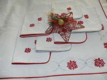 Set fata de masa Green Blade Christmas Silver Red 150x150cm - Pret | Preturi Set fata de masa Green Blade Christmas Silver Red 150x150cm