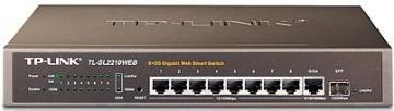 8+2G Gigabit-Uplink Web Smart Switch, 8 10/100M RJ45 ports, 1 10/100/1000M RJ45 ports, 1 SFP expansion slots supporting MiniGBIC modules, Port/Tag-based VLAN, MAC address Binding, Priority, Port Mirror/Trunking, VCT, Web-based configuration - Pret | Preturi 8+2G Gigabit-Uplink Web Smart Switch, 8 10/100M RJ45 ports, 1 10/100/1000M RJ45 ports, 1 SFP expansion slots supporting MiniGBIC modules, Port/Tag-based VLAN, MAC address Binding, Priority, Port Mirror/Trunking, VCT, Web-based configuration