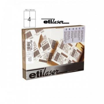 Etichete autoadezive 4/A4, 105 x 148 mm, 200 coli/top, ETILASER - albe - Pret | Preturi Etichete autoadezive 4/A4, 105 x 148 mm, 200 coli/top, ETILASER - albe