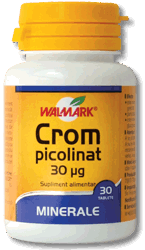Crom Picolinat *30tbl - Pret | Preturi Crom Picolinat *30tbl