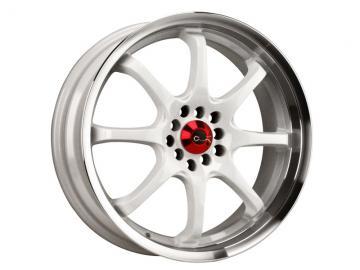 Drag Wheels DR55 White Machined Lip Janta - Pret | Preturi Drag Wheels DR55 White Machined Lip Janta