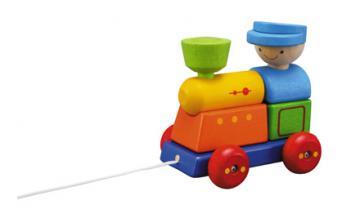 Plan Toys Preschool Tren de tras si asamblat - Pret | Preturi Plan Toys Preschool Tren de tras si asamblat