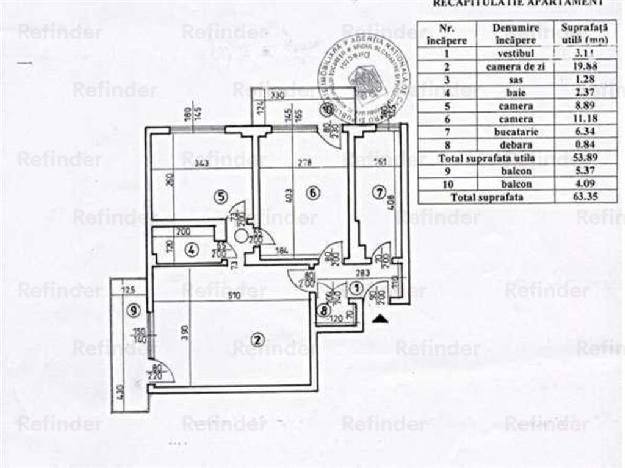 Apartament cu 3 camere de vanzare Stefan cel Mare - Pret | Preturi Apartament cu 3 camere de vanzare Stefan cel Mare