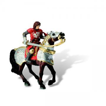Cavaler pe cal Iron Heart rosu Bullyland - Pret | Preturi Cavaler pe cal Iron Heart rosu Bullyland