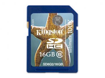 SECURE DIGITAL CARD 16GB SDHC Clasa6, Generatia 2 (pentru camere video), Kingston SD6G2/16GB - Pret | Preturi SECURE DIGITAL CARD 16GB SDHC Clasa6, Generatia 2 (pentru camere video), Kingston SD6G2/16GB