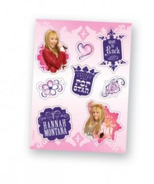 Hannah Montana - Glitter &amp; Shine - Foi Stickere (6 buc.) - Pret | Preturi Hannah Montana - Glitter &amp; Shine - Foi Stickere (6 buc.)