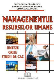 Managementul resurselor umane - Sinteze, grile, studii de caz - Pret | Preturi Managementul resurselor umane - Sinteze, grile, studii de caz