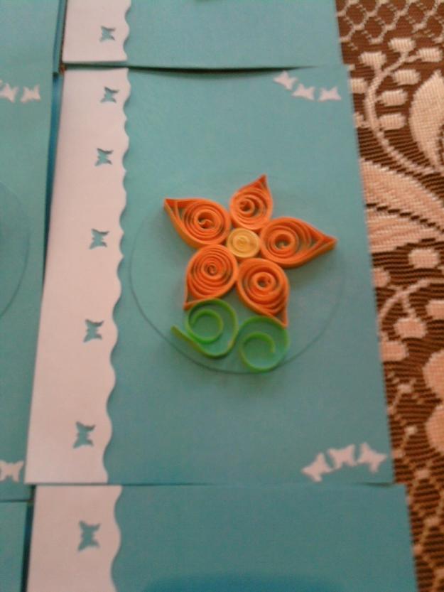 Felicitari/Invitatii tehnica quilling - Pret | Preturi Felicitari/Invitatii tehnica quilling