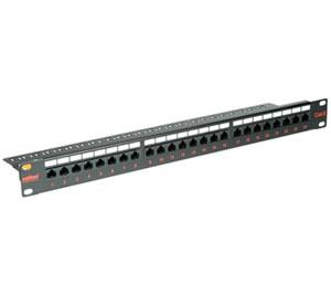 Patch Panel Roline UTP Cat.6, 24 porturi, negru - Pret | Preturi Patch Panel Roline UTP Cat.6, 24 porturi, negru