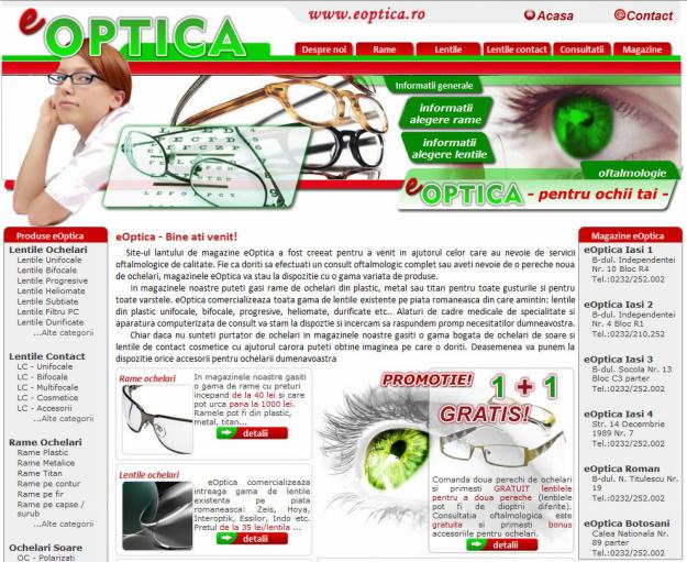 eOptica - promotie - Pret | Preturi eOptica - promotie