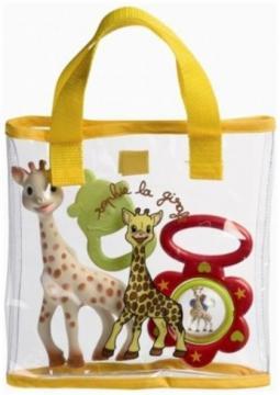 Set cadou girafa Sophie+ zornaitoare+jucarie dentitie cu aroma de vanilie - Pret | Preturi Set cadou girafa Sophie+ zornaitoare+jucarie dentitie cu aroma de vanilie
