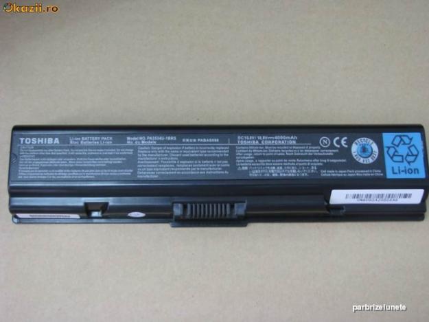 Baterie / Acumulator pentru laptop Toshiba Satellite PA3534U-1BRS PRODUS ORIGINAL! - Pret | Preturi Baterie / Acumulator pentru laptop Toshiba Satellite PA3534U-1BRS PRODUS ORIGINAL!