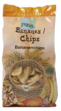 Fructe bio deshidratate - banane chips - Pret | Preturi Fructe bio deshidratate - banane chips
