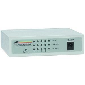 AT-FS705LE, 5 port 10/100Mbps Unmanaged Switch with ext P/S - NO MDI/MDIx on all ports, metal chassis. ECO SWITCH - Pret | Preturi AT-FS705LE, 5 port 10/100Mbps Unmanaged Switch with ext P/S - NO MDI/MDIx on all ports, metal chassis. ECO SWITCH