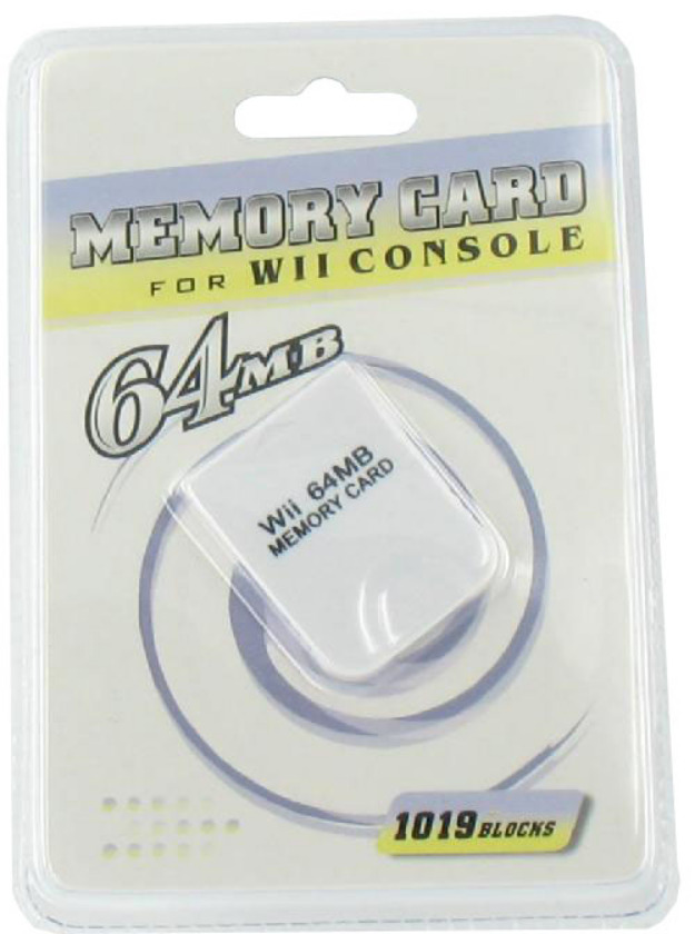 64 MB Memory Card for Nintendo Wii and Gamecube 00839 - Pret | Preturi 64 MB Memory Card for Nintendo Wii and Gamecube 00839