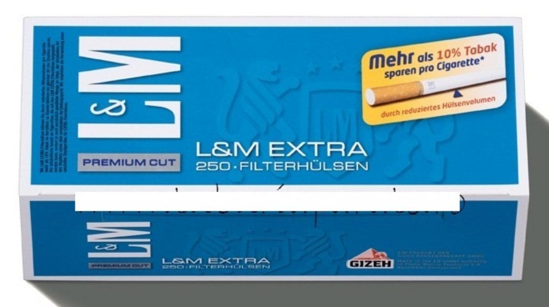 Tuburi Tigari pentru Tutun LM Blue Extra 250 - Pret | Preturi Tuburi Tigari pentru Tutun LM Blue Extra 250